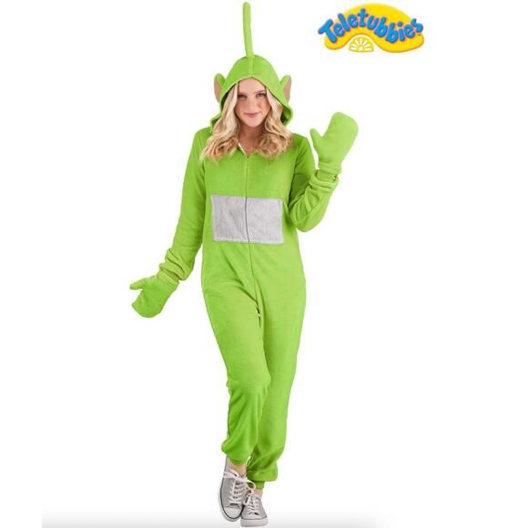 Teletubbies Dipsy Adult Jumpsuit Costume Womens Size XL - Picture 1 of 11
